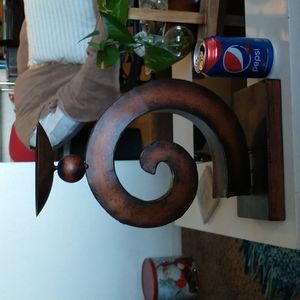 Home Interiors copper candle stand